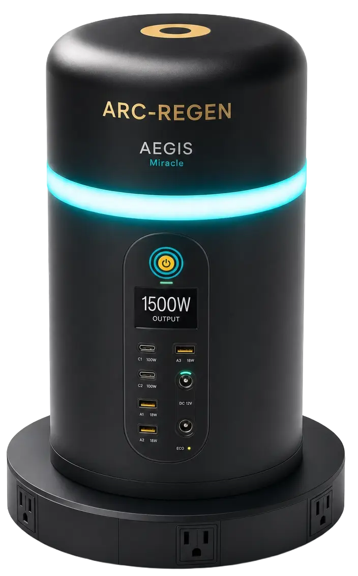 Arc-Regen residential product design concept, front view